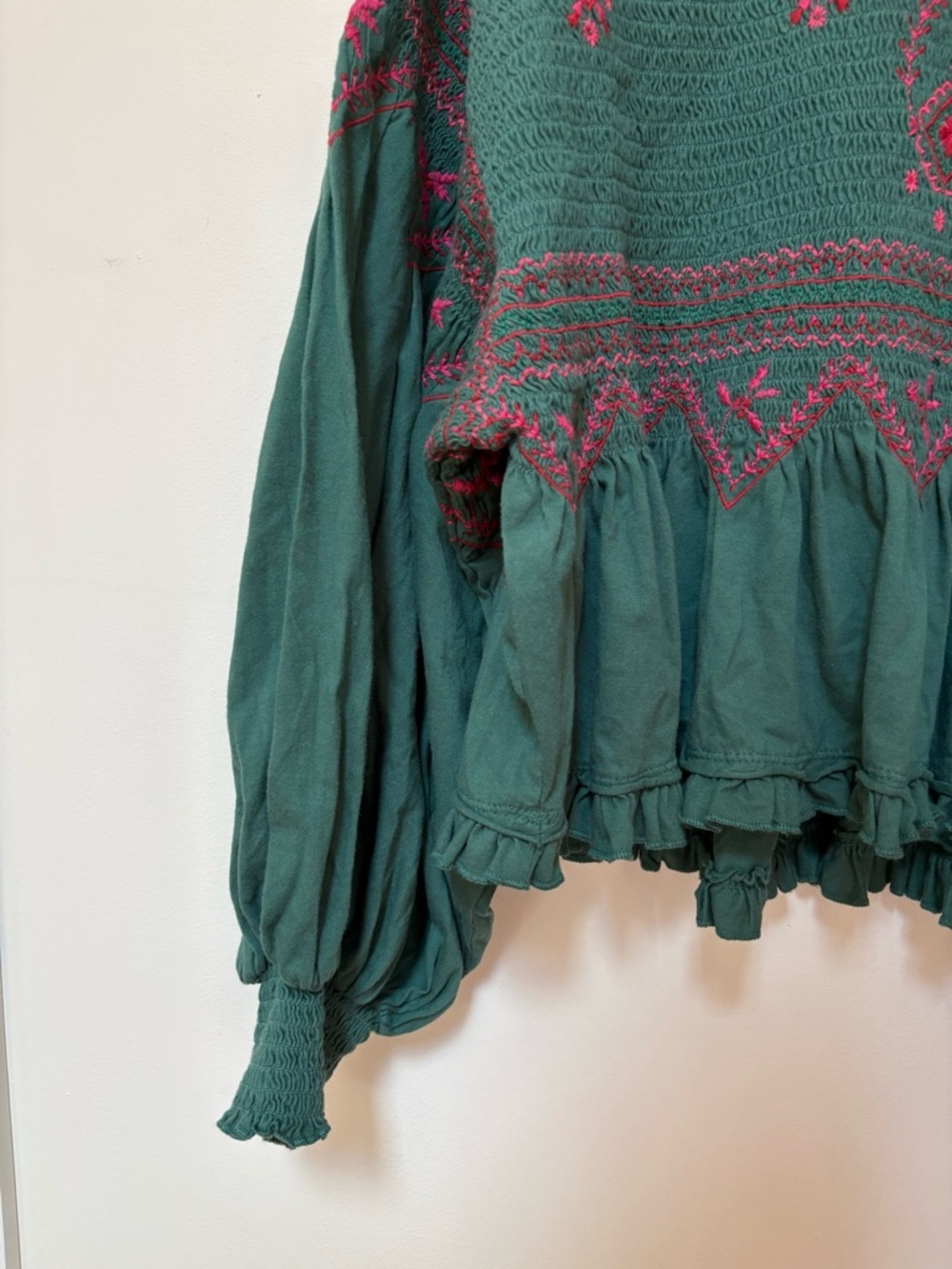 NWOT Free People Holly Long Sleeve Knit Top Size Medium - Picture 5 of 15